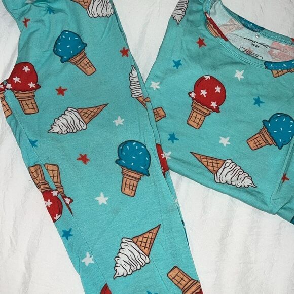 POSH PEANUT CLASSIC PAJAMA SET  5T-6T - Picture 3 of 5